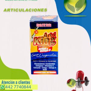 Frasco de Artri King Original, suplemento para la artritis y dolor