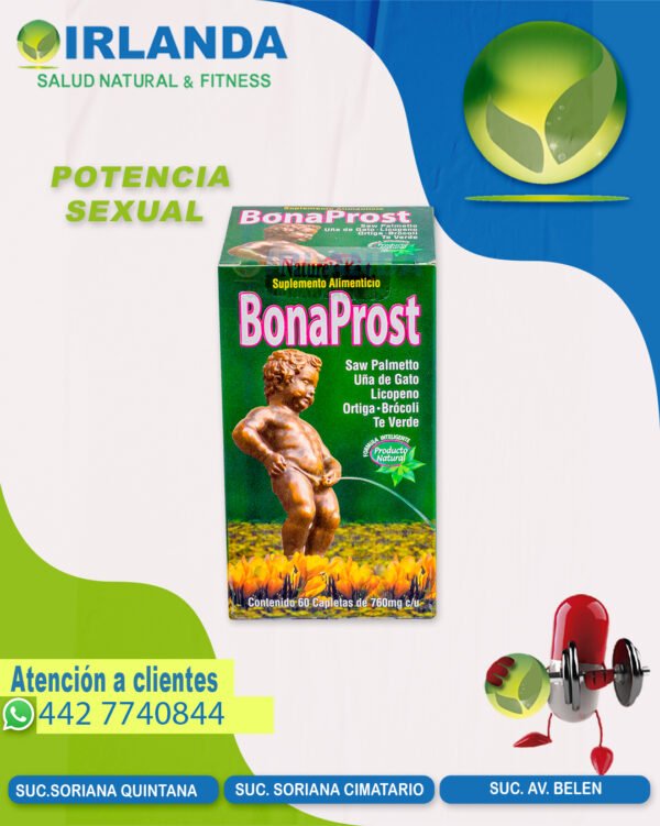 Caja de Bonaprost, suplemento para el cuidado de la próstata