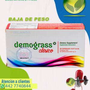 Caja de Demograss Clásico con 30 cápsulas para control de peso