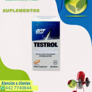 Bote de Testrol Gold ES de GAT Sport, potenciador de testosterona